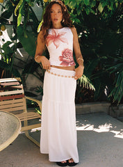 Dion Maxi Skirt White