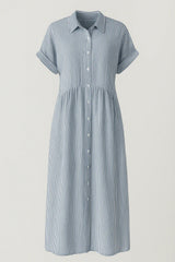 Ladies' Elegant Midi Dress With Pockets