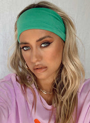 The Juney Headband Primary Green